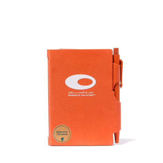 MUSEUM RIGILOCK NOTEPAD & PEN | ORANGE