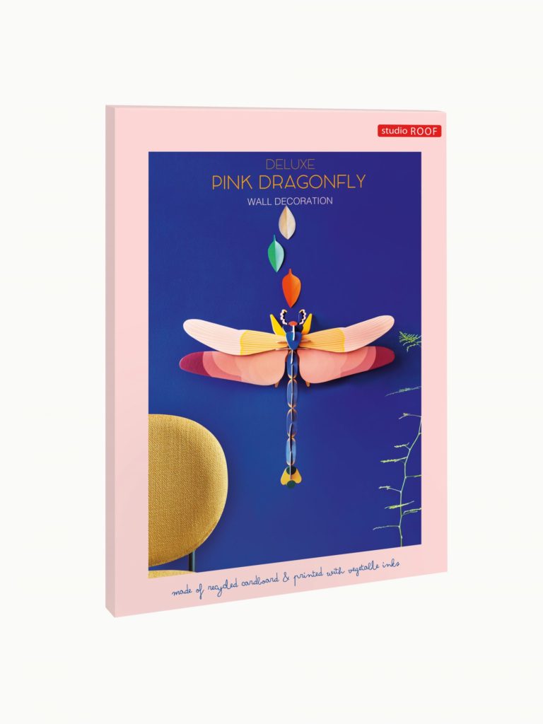 WALL ART | DELUXE PINK DRAGONFLY