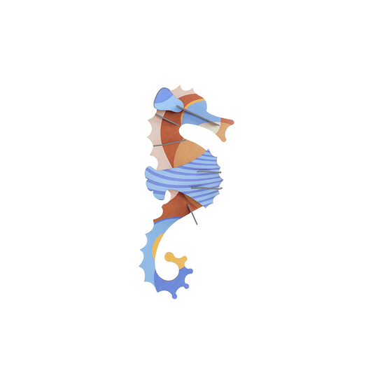 WALL ART | BLUE RINGLET SEAHORSE